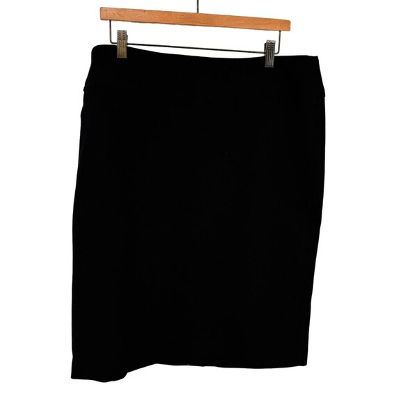 Talbots Womens Black straight Pencil Skirt Size 14 lined career - Picture 4 of 11